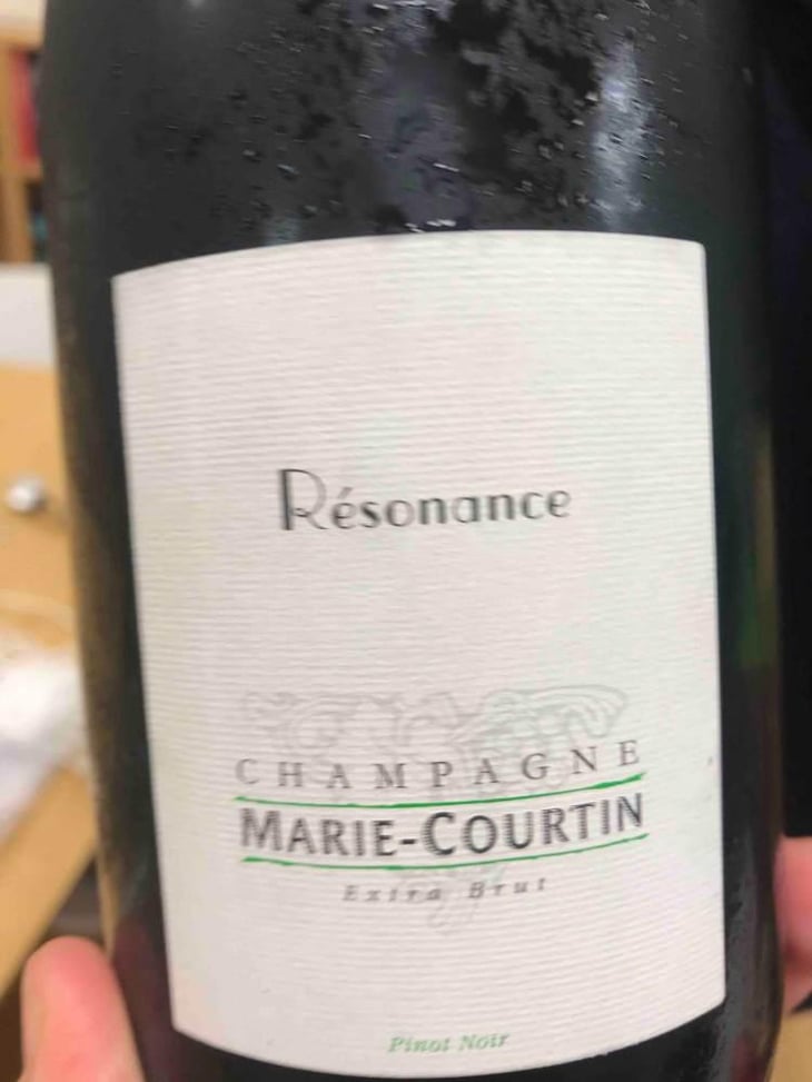 Résonance - Extra Brut - Champagne Marie Courtin - Dominique Moreau 