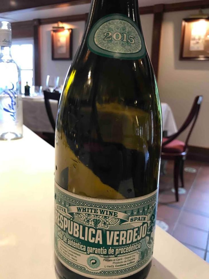 Respublica Verdejo - MicroBioWines - Ismael Gozalo 