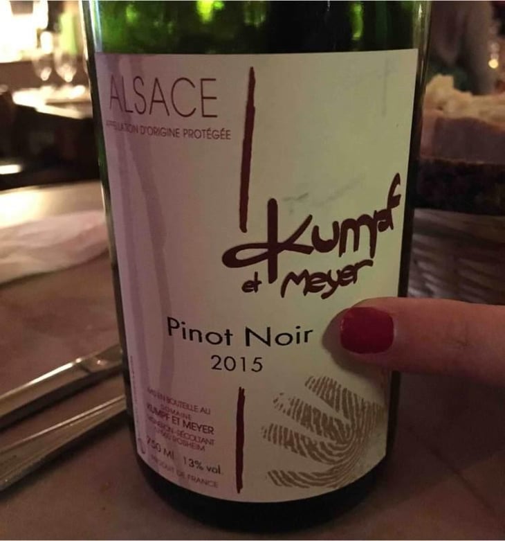Restons Nature Pinot Noir - Kumpf & Meyer - Julien Albertus 