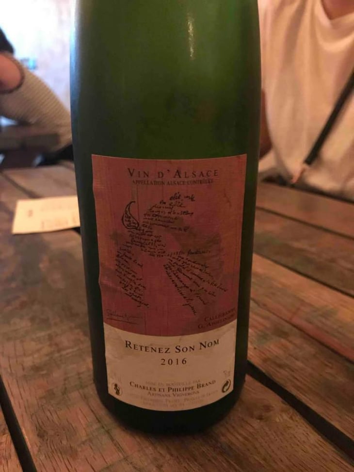 Retenez Son Nom - Domaine Brand & Fils - Philippe Brand 