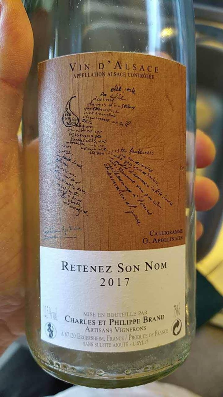 Retenez Son Nom - Domaine Brand & Fils - Philippe Brand 