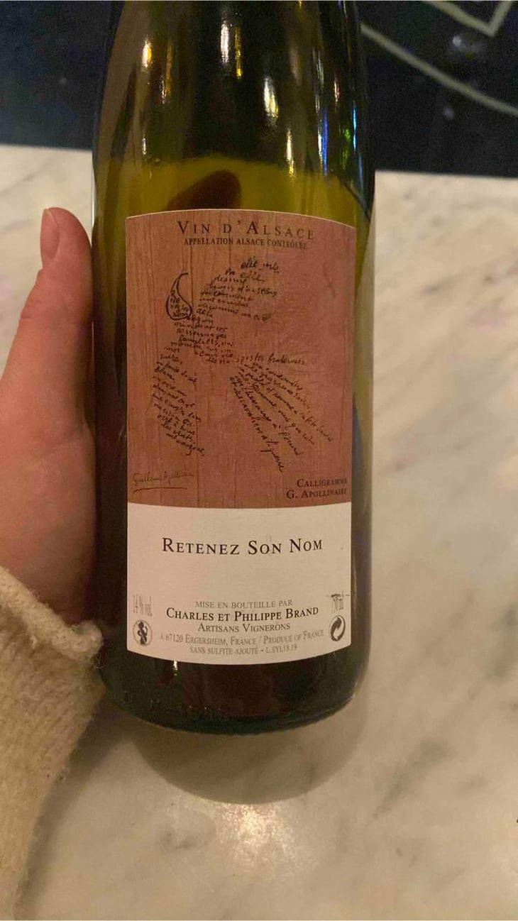 Retenez Son Nom - Domaine Brand & Fils - Philippe Brand 