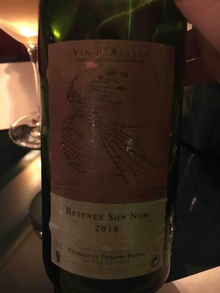 Retenez Son Nom - Domaine Brand & Fils - Philippe Brand 