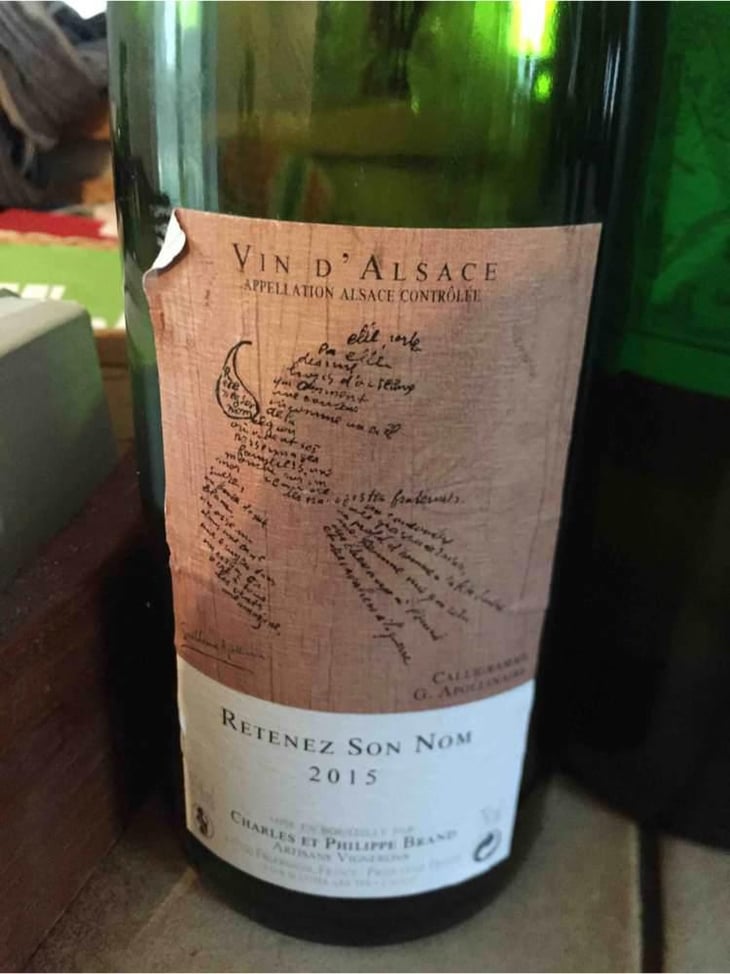 Retenez Son Nom - Domaine Brand & Fils - Philippe Brand 
