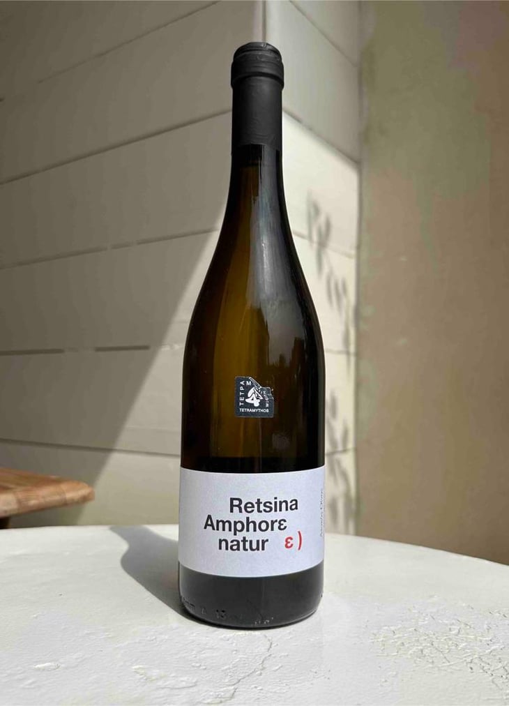 Retsina - Tetramythos Winery - Τετράμυθος - Panos Papayiannopoulos, Aristos Spanos, Eustatius Spanos 