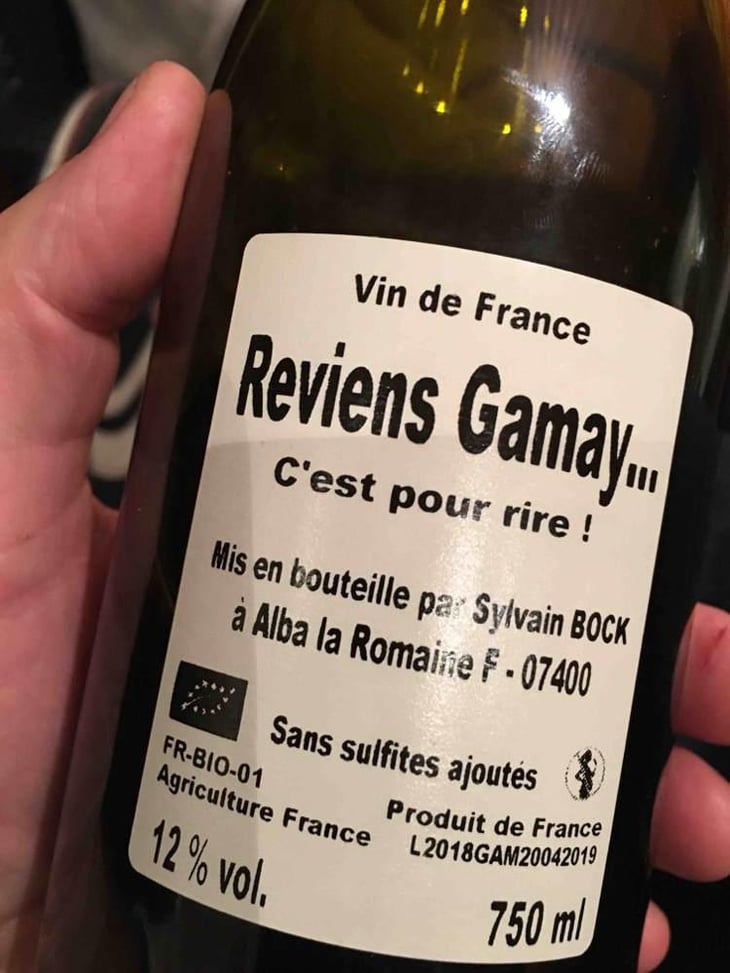 Reviens Gamay ! - Sylvain Bock - Sylvain Bock 