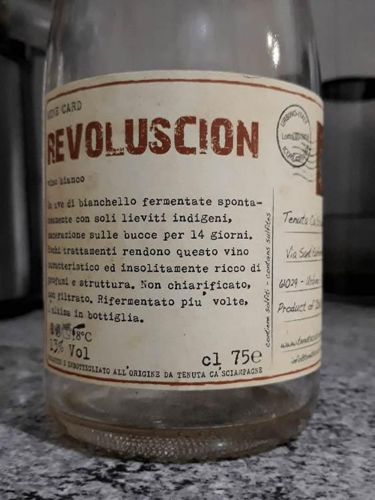 Revoluscion - Tenuta Ca’ Sciampagne - Leonardo Cossi, Paola Grillo 