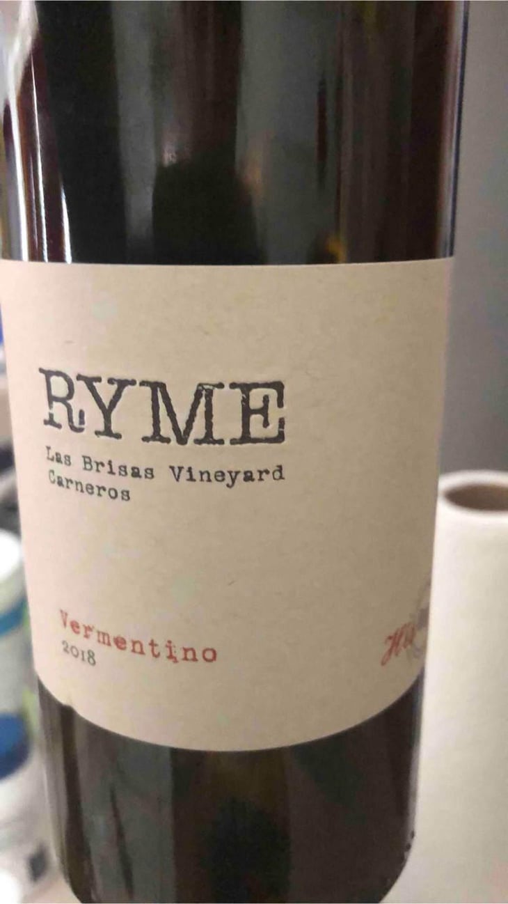 Vermentino - Carneros - Ryme 