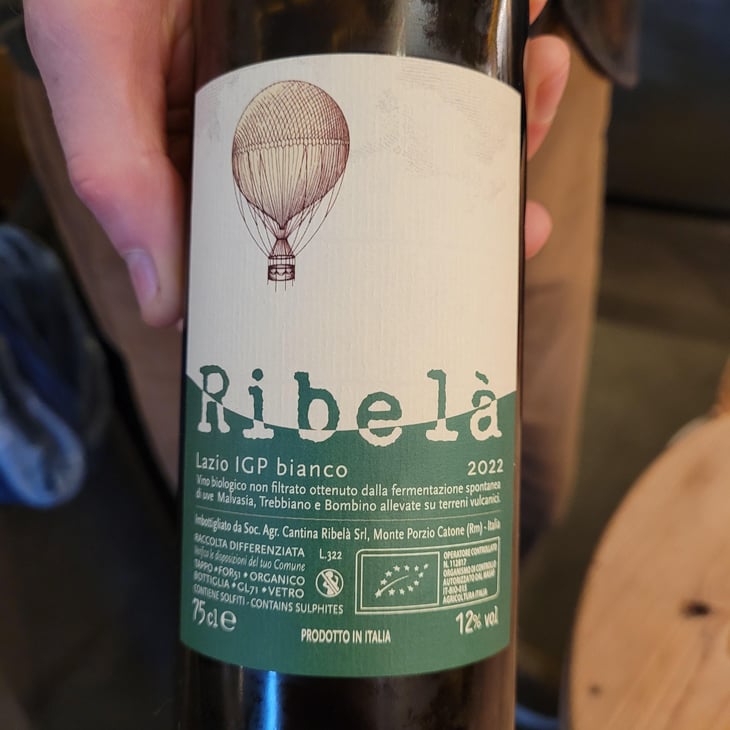 Ribelà - bianco - Cantina Ribelà - Chiara Bianchi & Daniele Presutti 