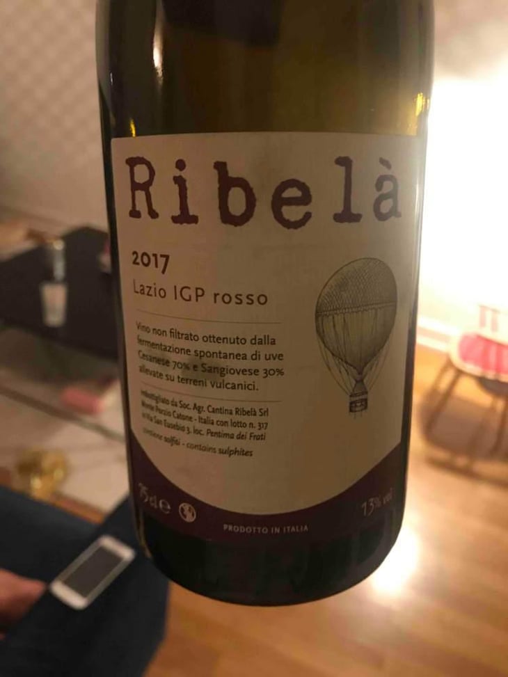 Ribelà - rosso - Cantina Ribelà - Chiara Bianchi & Daniele Presutti 