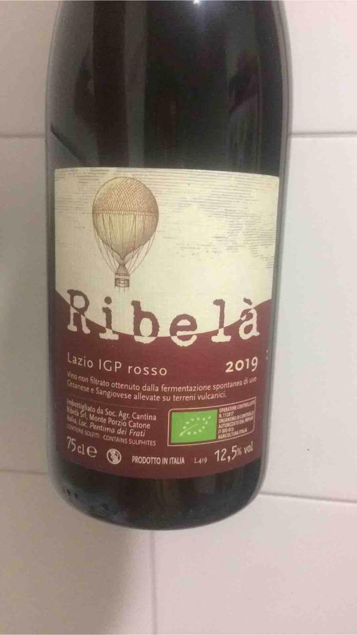 Ribelà - rosso - Cantina Ribelà - Chiara Bianchi & Daniele Presutti 