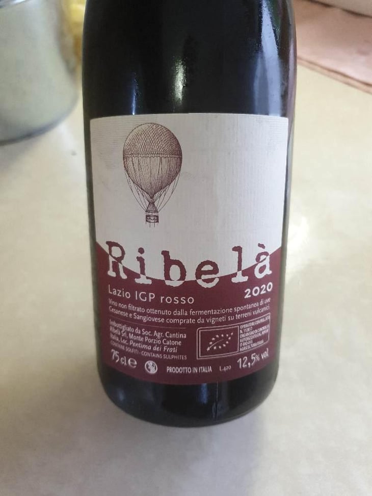Ribelà - rosso - Cantina Ribelà - Chiara Bianchi & Daniele Presutti 