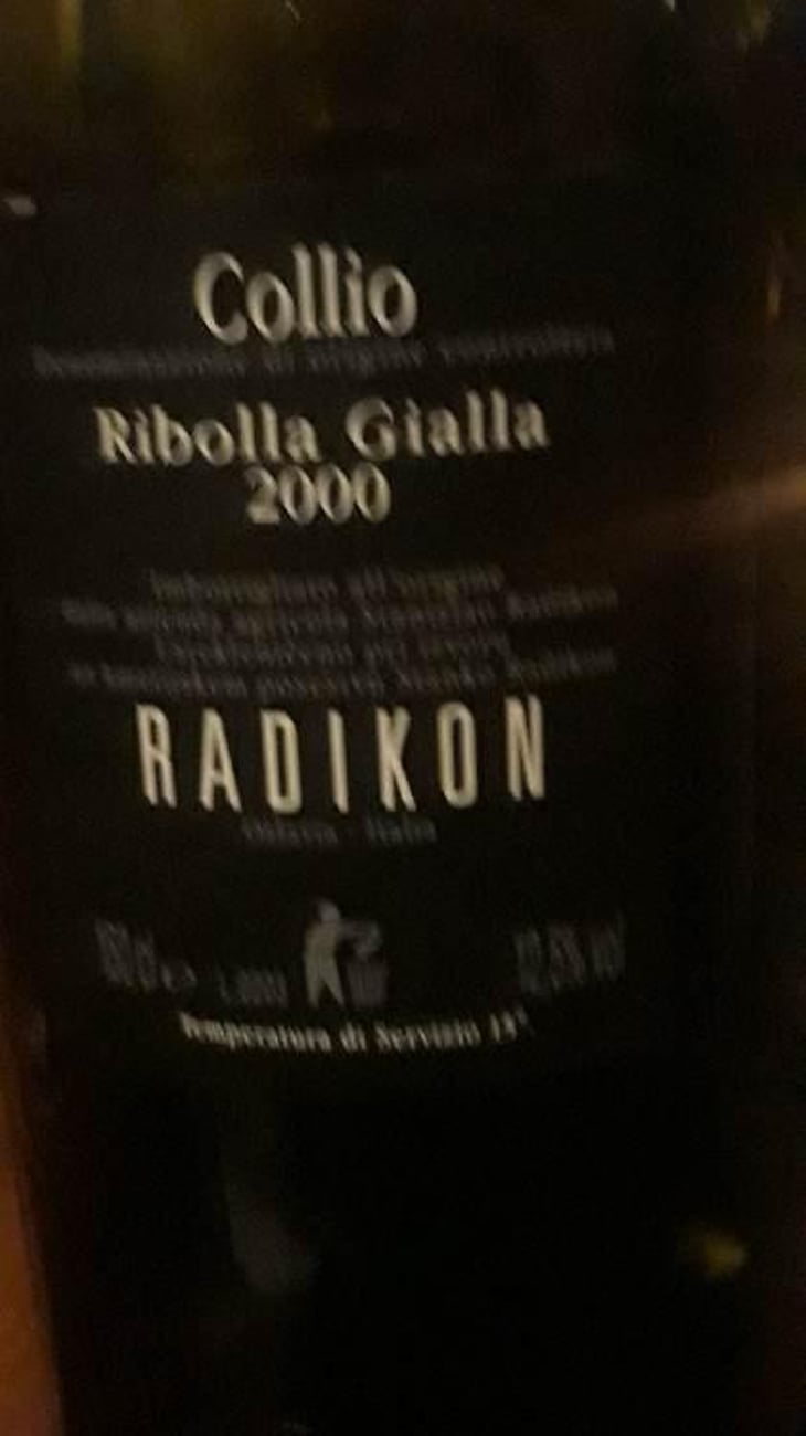 Ribolla - Radikon - Famiglia Radikon 