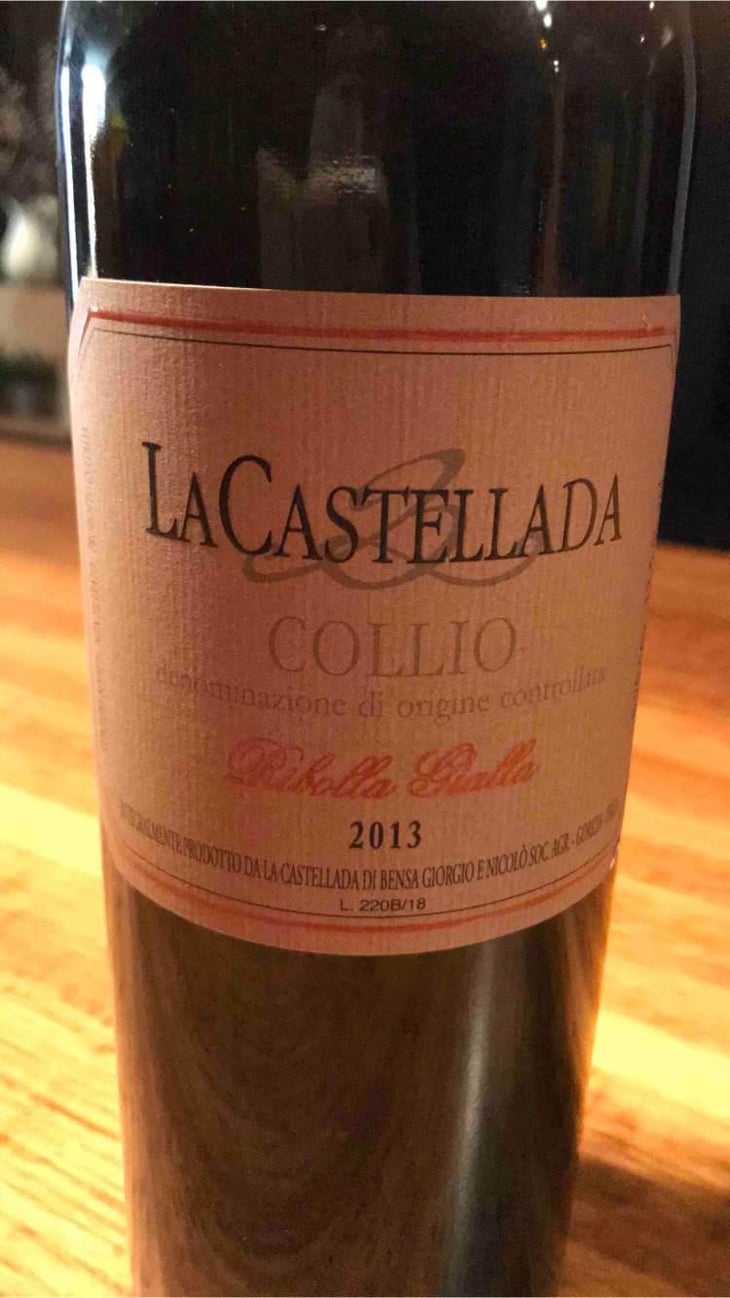 Ribolla Gialla - La Castellada - Giorgio Bensa 