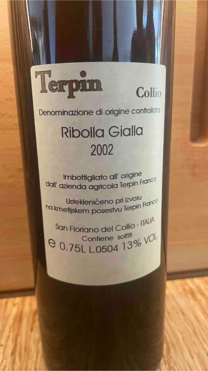 Ribolla Gialla - Azienda Agricola Franco Terpin - Franco Terpin 
