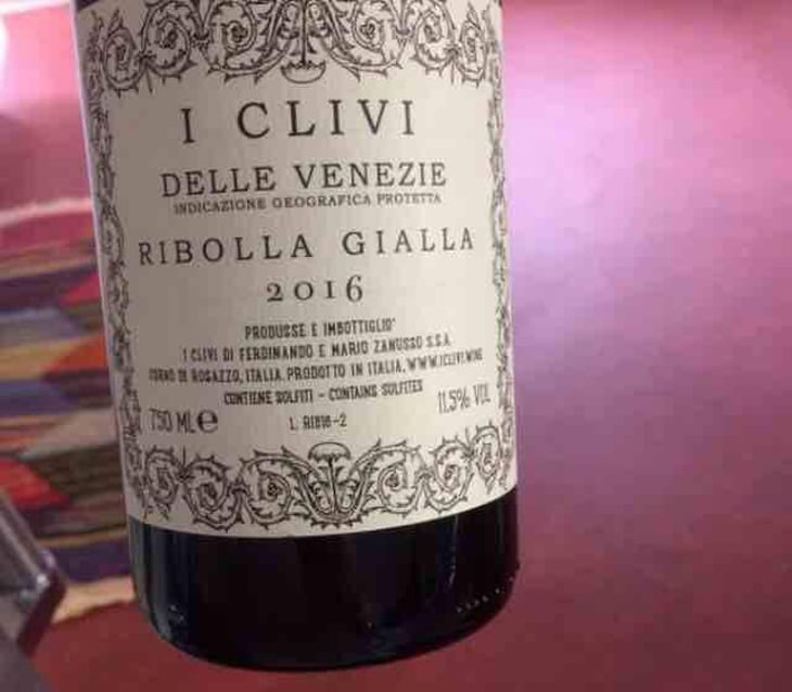 Ribolla Gialla - I Clivi - Ferdinando e Mario Zanusso 