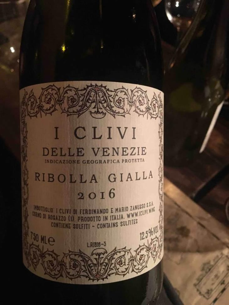Ribolla Gialla - I Clivi - Ferdinando e Mario Zanusso 