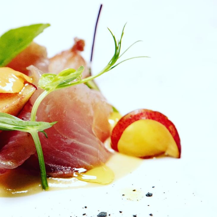 Ricciola, Pesche, Zenzero E Lime - Osteria rosso di sera - 666129