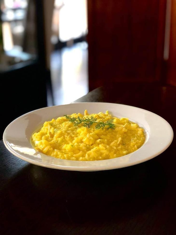 Rice Cream With Saffron Of Navelli And Lemon Zest - Sinosteria - 273154