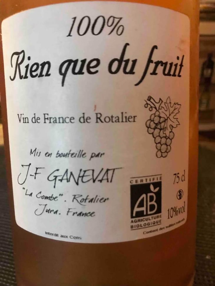 Rien Que Du Fruit - Domaine Ganevat - Anne & Jean-François Ganevat 