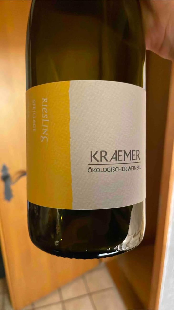 Riesling - Ökologischer Land- & Weinbau Krämer - Simone Wege & Stephan Kraemer -2018