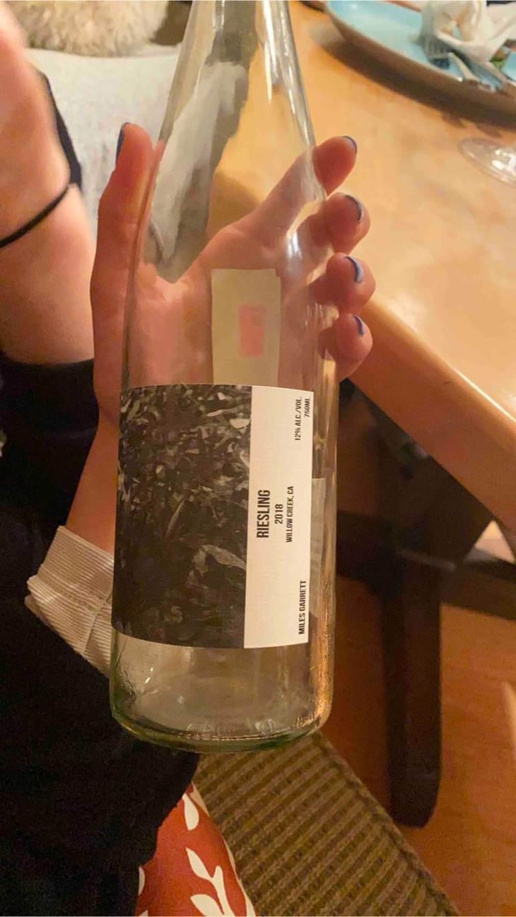 Riesling - Miles Garrett Wines - Miles and Carla Garrett 