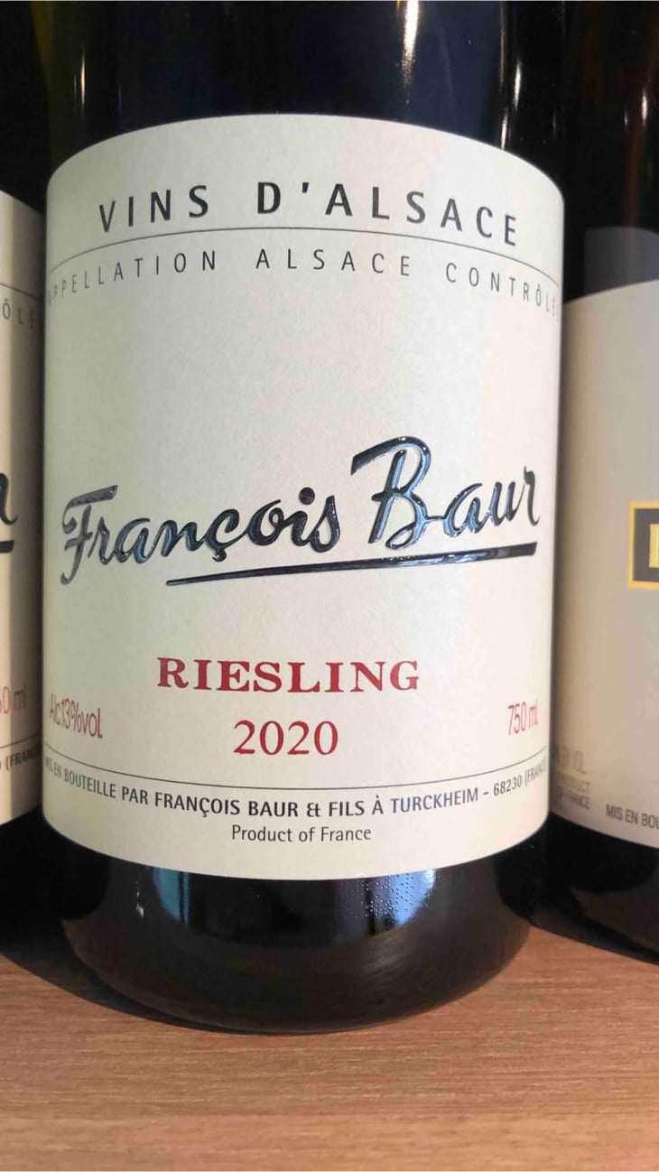 Riesling - Domaine François Baur - Francois Baur -2020