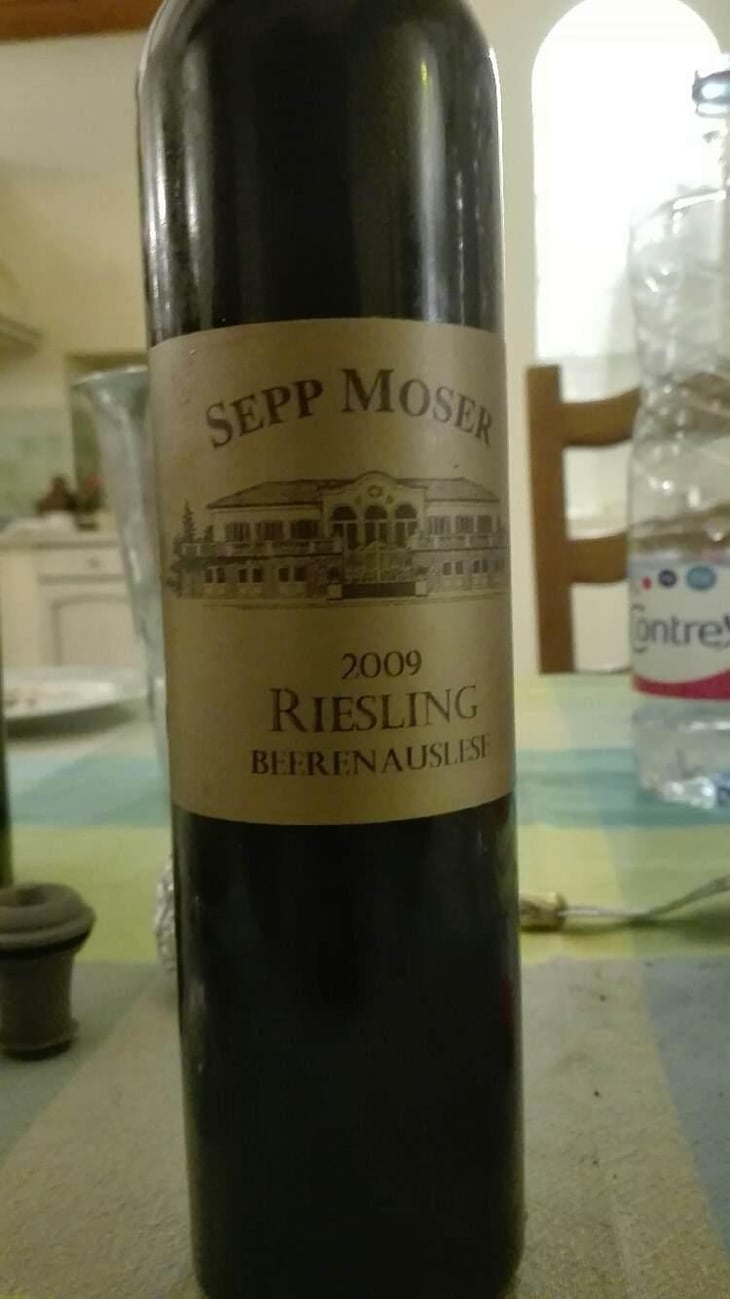 Riesling Beerenauslese (sweet wine) - Vitikultur MOSER - Familie Moser 