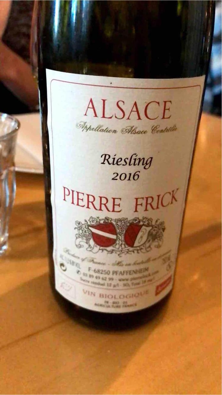 Riesling - Domaine Pierre Frick - Jean-Pierre, Chantal et Thomas Frick 