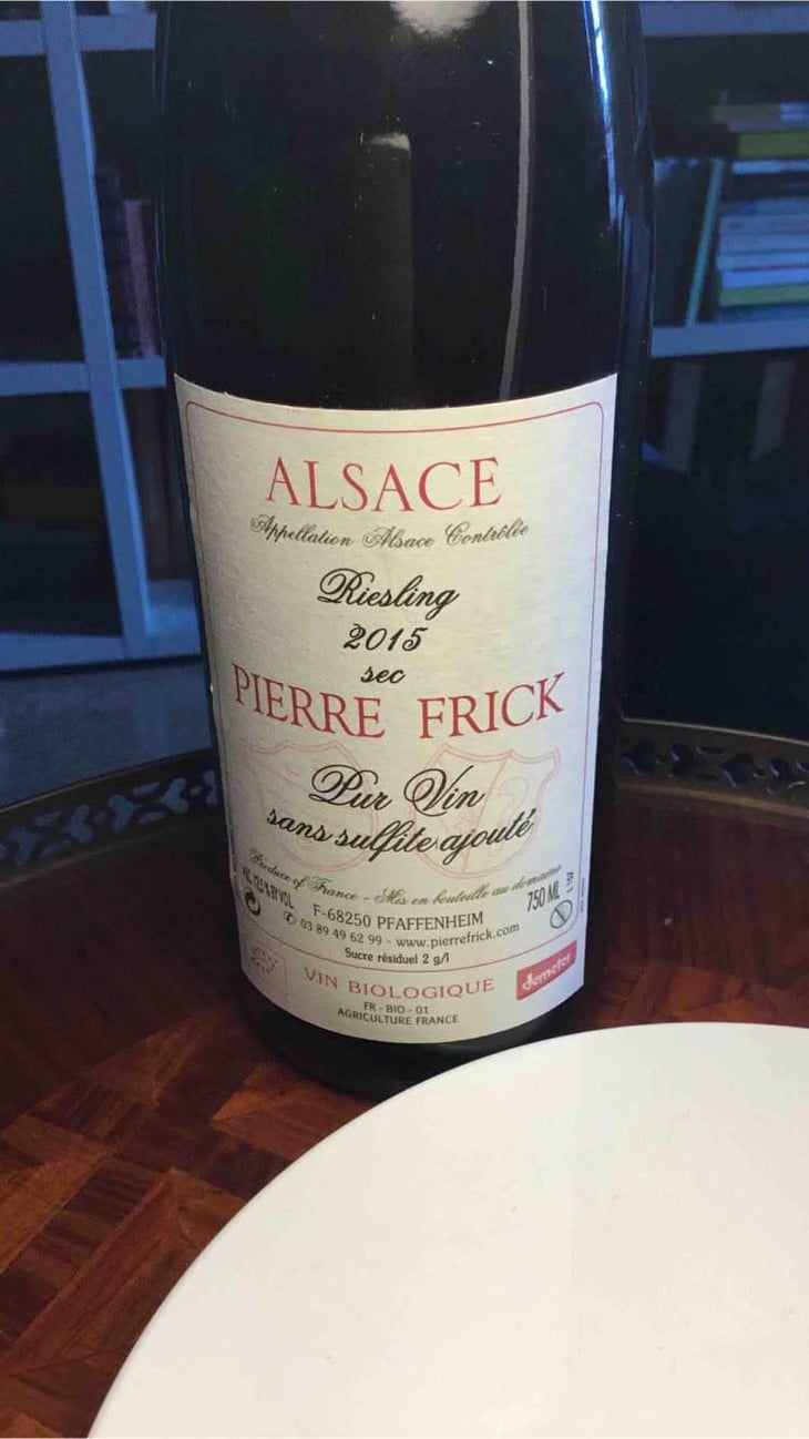 Riesling - Domaine Pierre Frick - Jean-Pierre, Chantal et Thomas Frick 