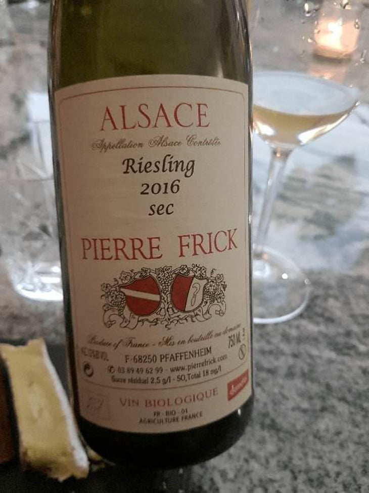 Riesling - Domaine Pierre Frick - Jean-Pierre, Chantal et Thomas Frick 