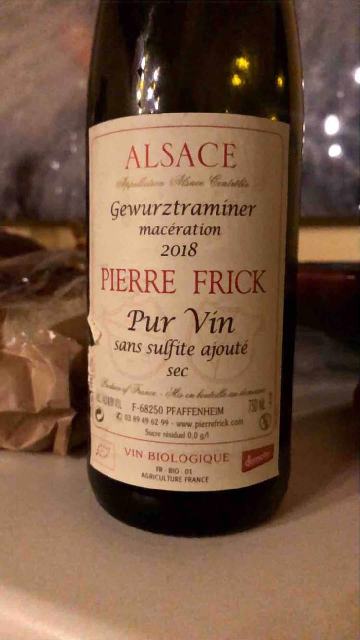 Riesling - Domaine Pierre Frick - Jean-Pierre, Chantal et Thomas Frick 