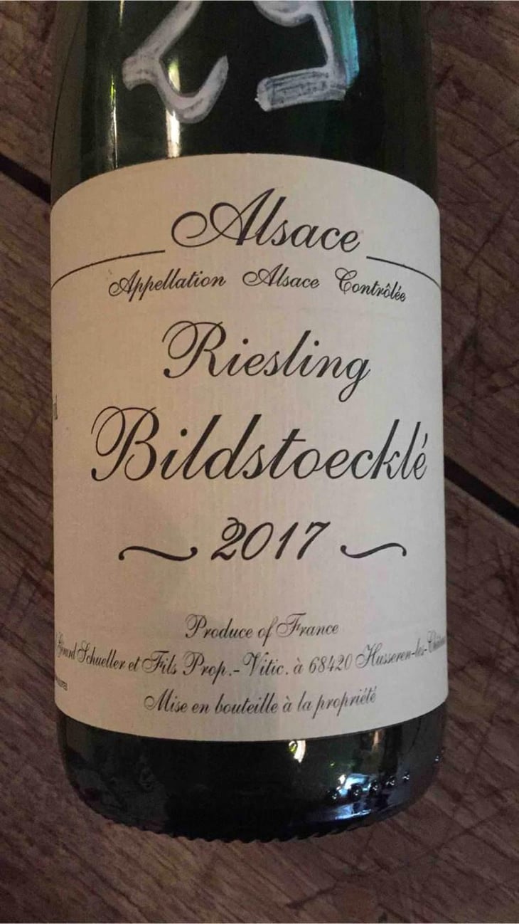 Riesling Bildstoecklé - Gérard Schueller & Fils - Bruno Schueller 