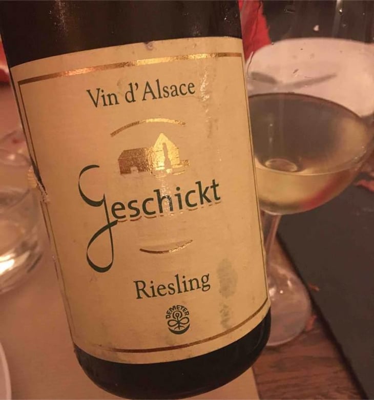 Riesling - Domaine Geschickt - Arnaud Geschickt & Aurélie Fayolle 