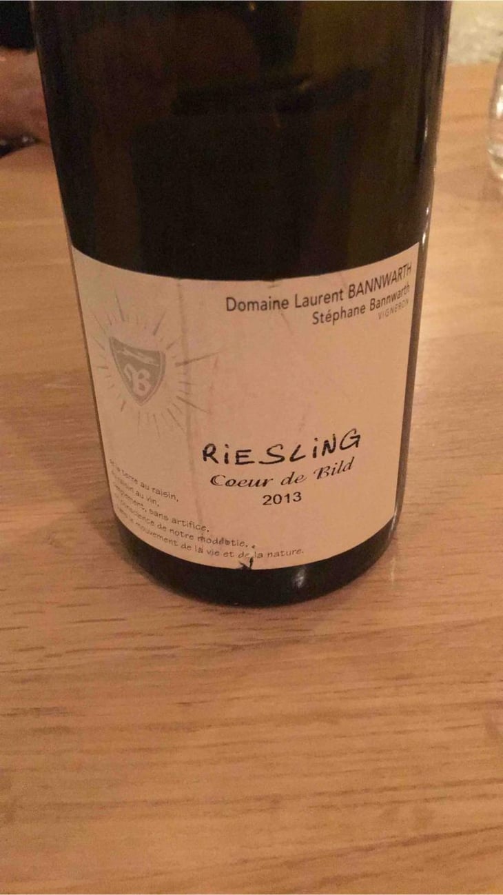 Riesling Coeur de Bild - Laurent Bannwarth - Stéphane Bannwarth 