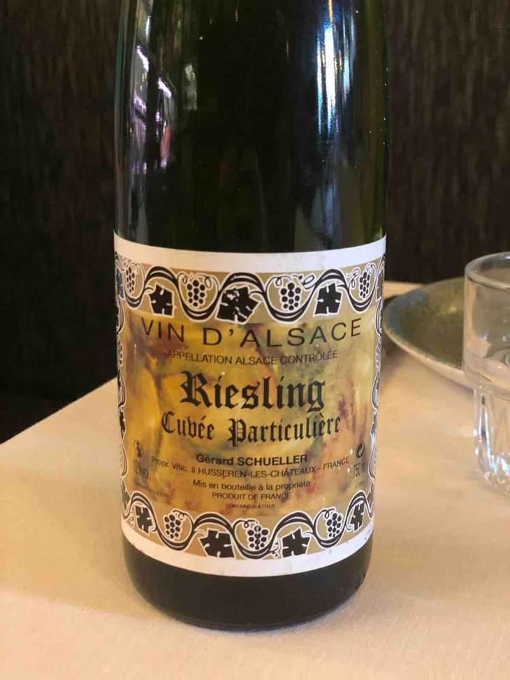 Riesling Cuvée Particuliere - Gérard Schueller & Fils - Bruno Schueller 