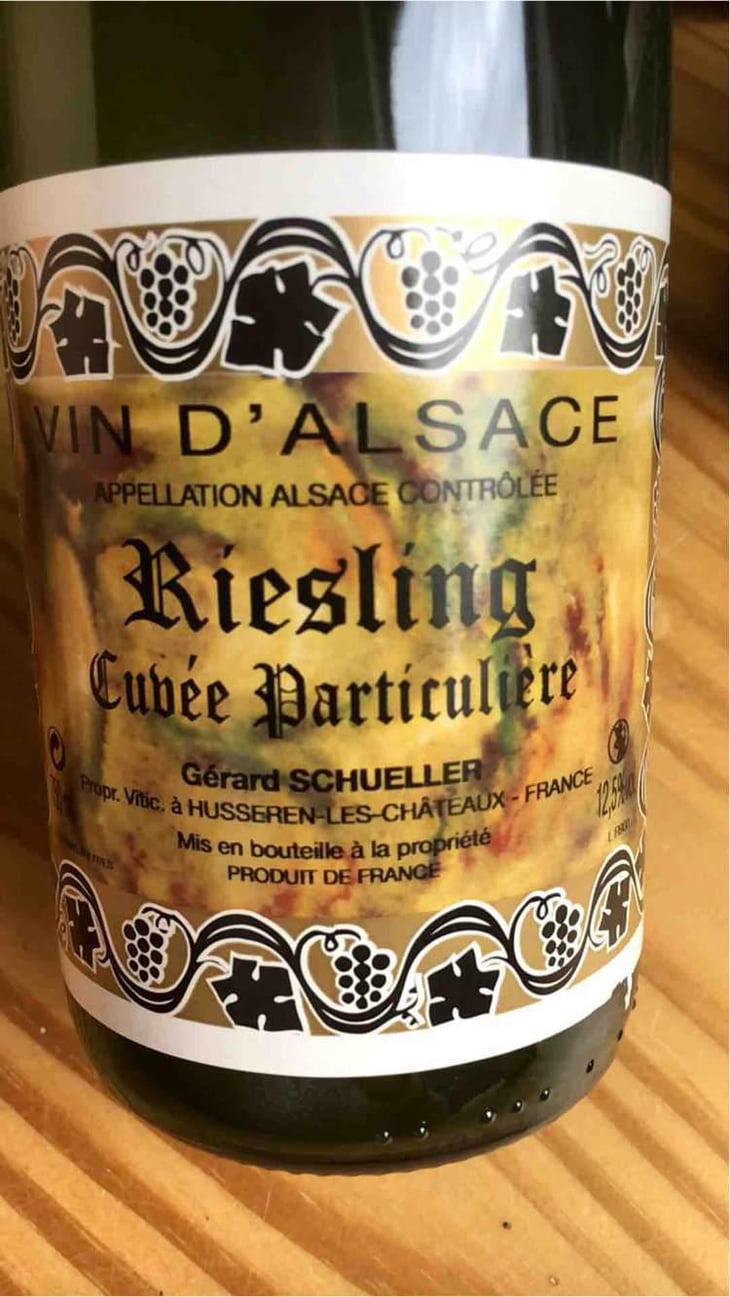 Riesling Cuvée Particuliere - Gérard Schueller & Fils - Bruno Schueller 
