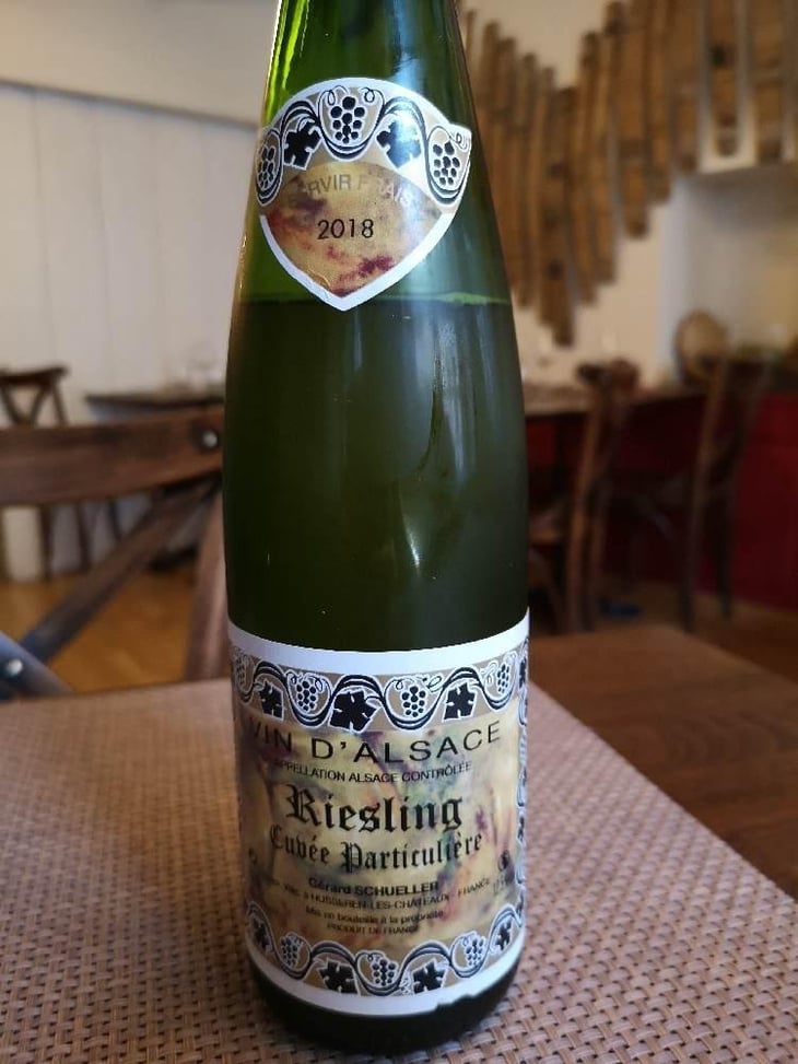 Riesling Cuvée Particuliere - Gérard Schueller & Fils - Bruno Schueller 