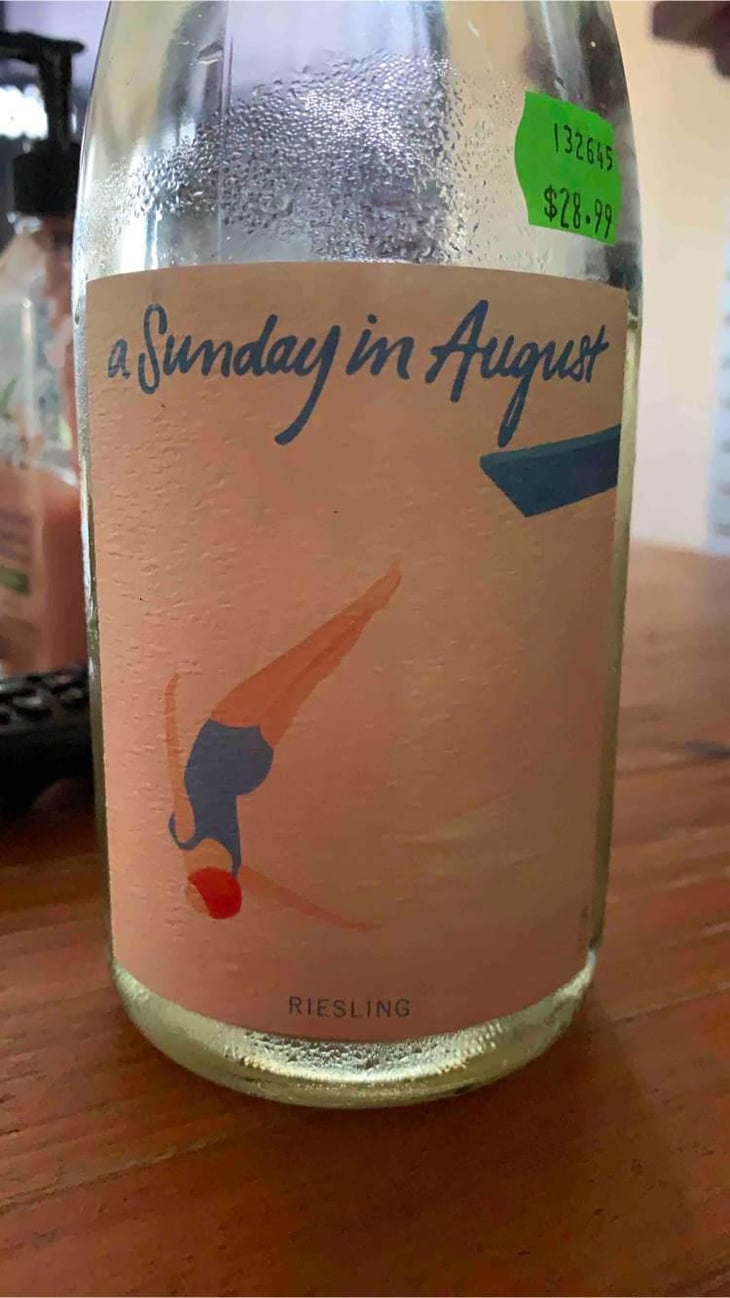 Riesling (Frizzante) - A Sunday In August - Michael Shindler & Sam Milbrath 