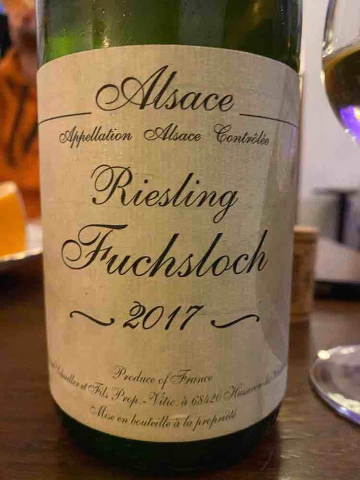 Riesling Fushstock - Gérard Schueller & Fils - Bruno Schueller 