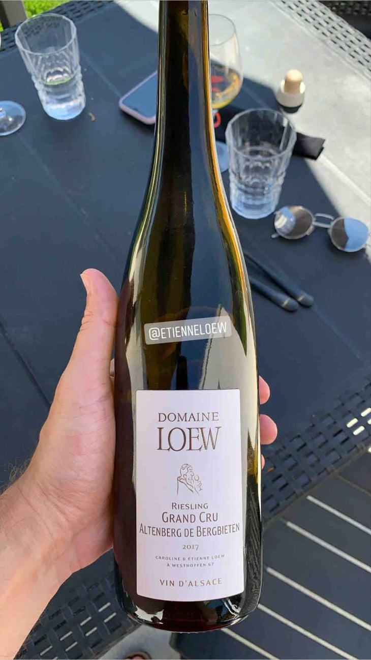 Rieslng Grand Cru Altenberg De Berbieten - Loew - Caroline & Etienne LOEW 
