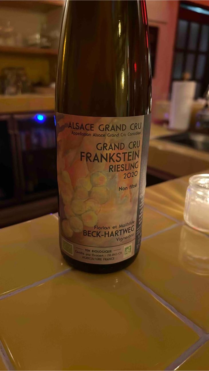 Riesling Grand Cru Frankstein - Florian & Mathilde Beck-Hartweg - Florian & Mathilde Beck-Hartweg 