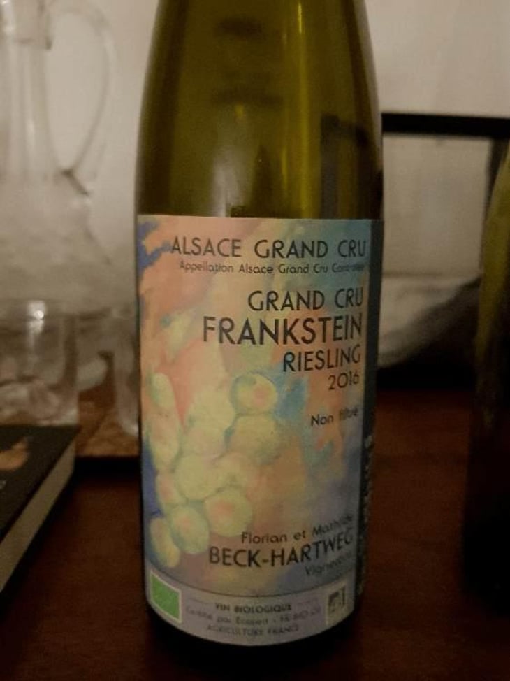 Riesling Grand Cru Frankstein - Florian & Mathilde Beck-Hartweg - Florian & Mathilde Beck-Hartweg 