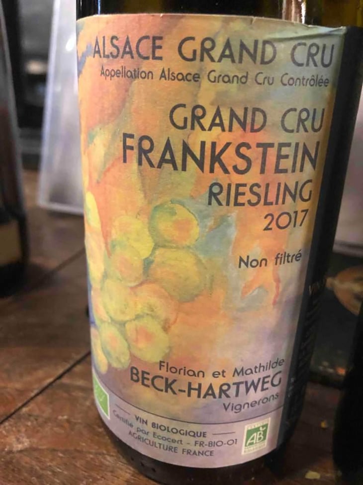 Riesling Grand Cru Frankstein - Florian & Mathilde Beck-Hartweg - Florian & Mathilde Beck-Hartweg 