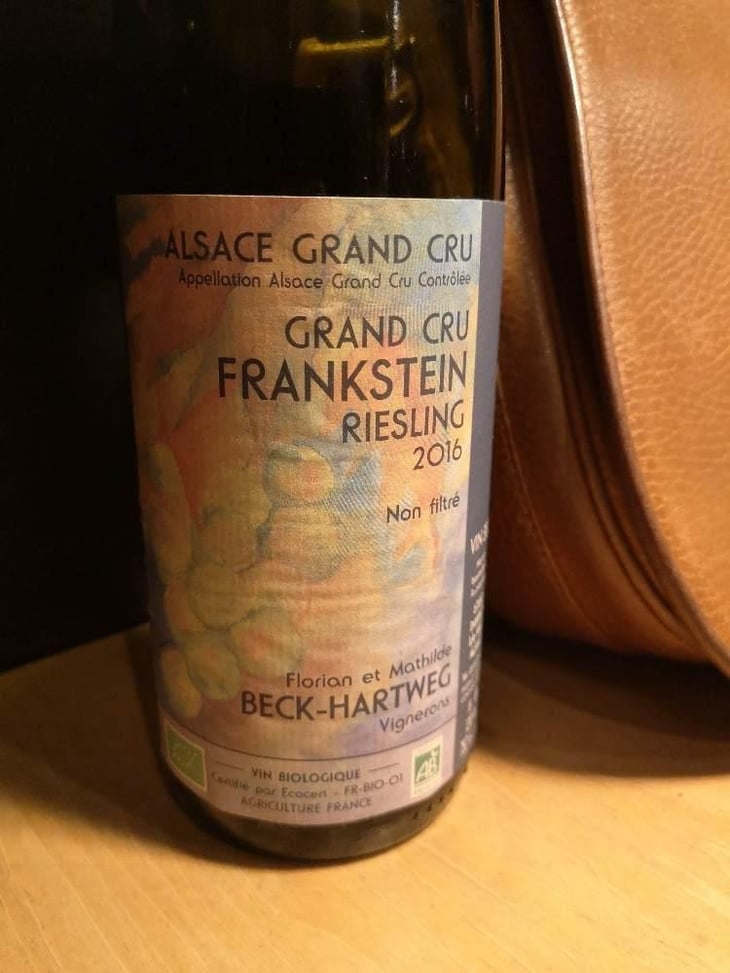 Riesling Grand Cru Frankstein - Florian & Mathilde Beck-Hartweg - Florian & Mathilde Beck-Hartweg 