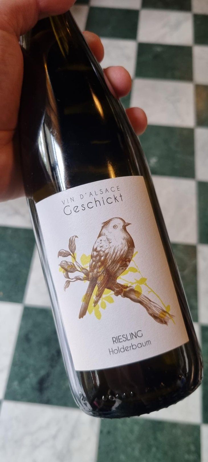 Riesling Holderbaum - Domaine Geschickt - Arnaud Geschickt & Aurélie Fayolle 