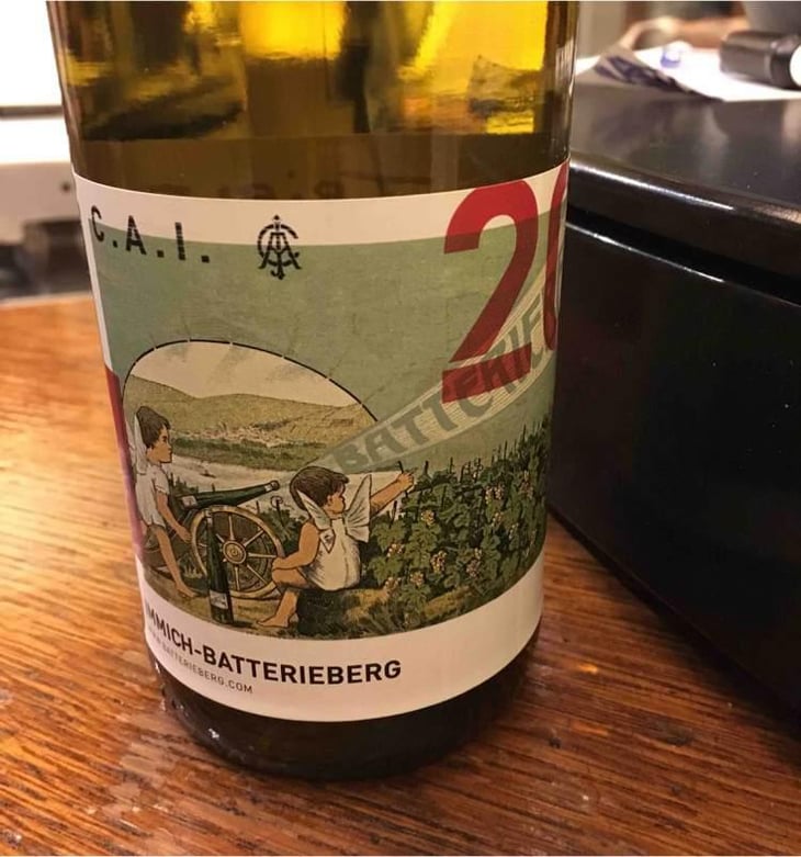 Riesling Kabinett C.A.I - Immich-Batterieberg - Gernot Kohlman 