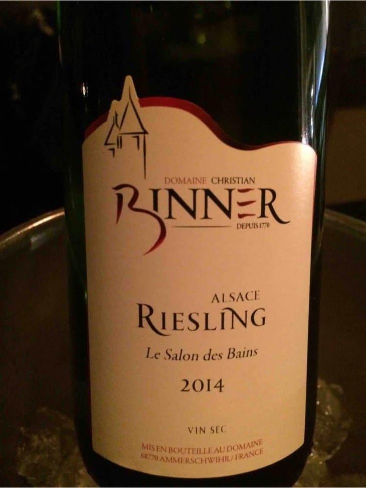 Riesling Les Salon des Bains - Domaine Christian Binner - Christian Binner et son équipe 