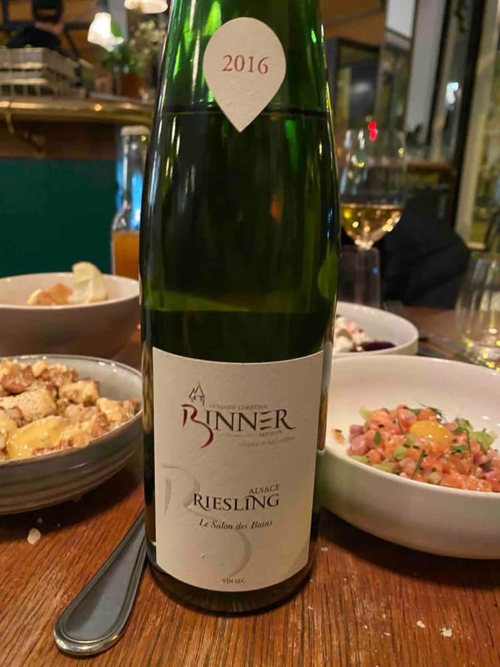 Riesling Les Salon des Bains - Domaine Christian Binner - Christian Binner et son équipe 