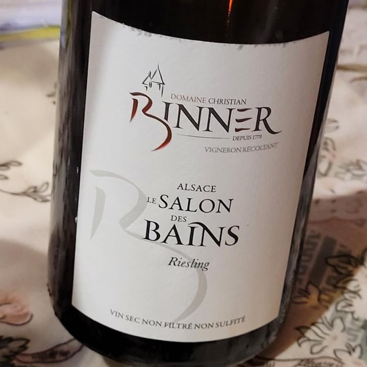 Riesling Les Salon des Bains - Domaine Christian Binner - Christian Binner et son équipe 